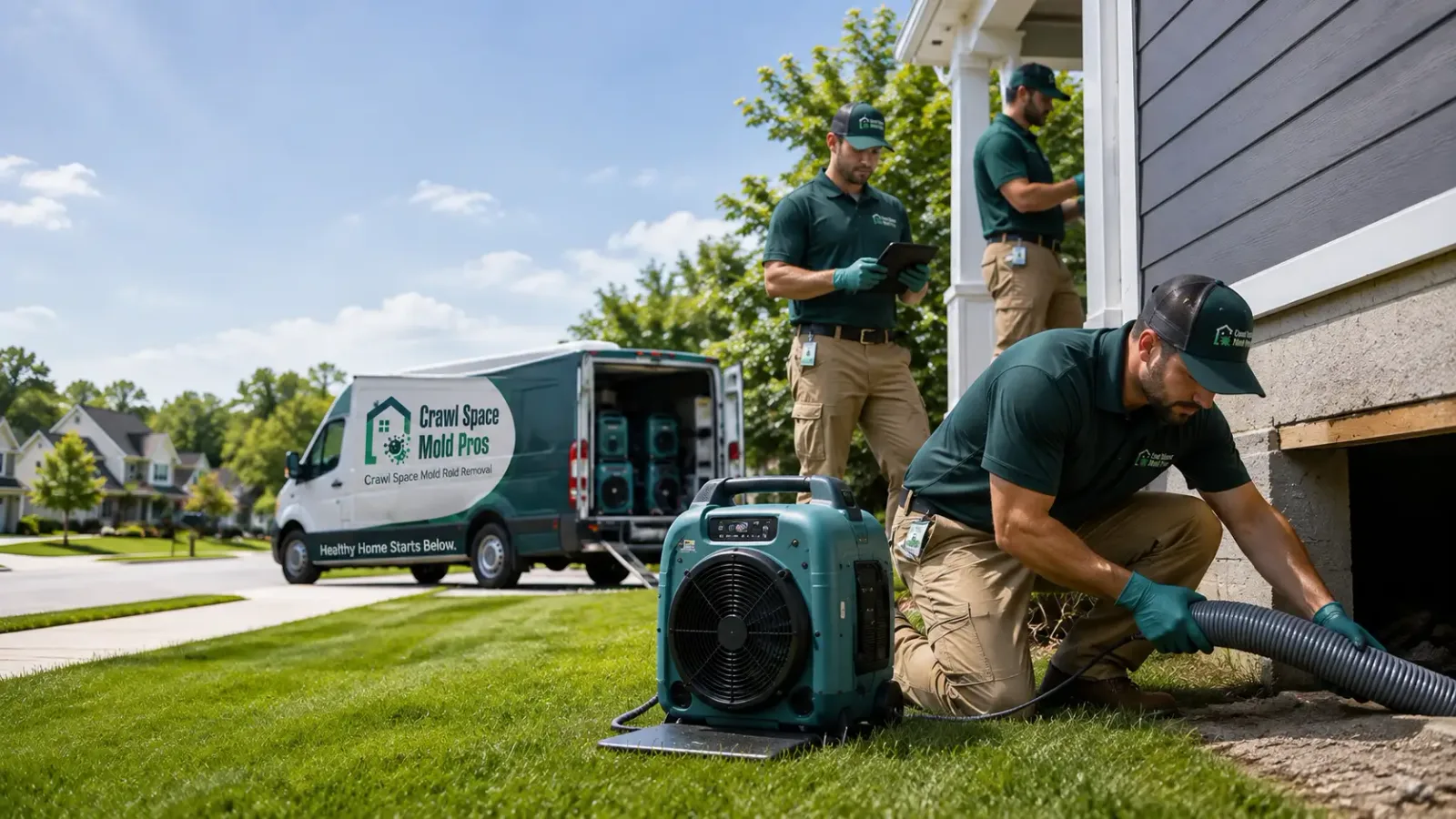 Crawl Space Mold Removal in Clearlake Oaks, CA